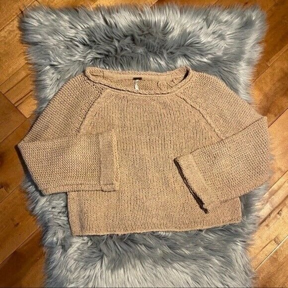 Free People Tan Open Back Sweater - Picture 10 of 10